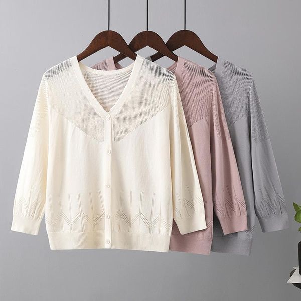 women's knits & tees peonfly knitted hollow out cardigans women fashion knitting summer open stitch female plus size ladies cardigan sw, White
women's knits & tees peonfly knitted hollow out cardigans women fashion knitting summer open stitch female plus size ladies cardigan sw, White
