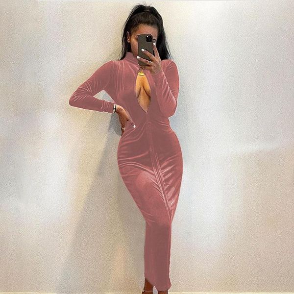 casual dresses velvet cut out mock neck tight maxi dress zipper birthday outfit club partywear long sleeve bodycon for women, Black;gray
casual dresses velvet cut out mock neck tight maxi dress zipper birthday outfit club partywear long sleeve bodycon for women, Black;gray