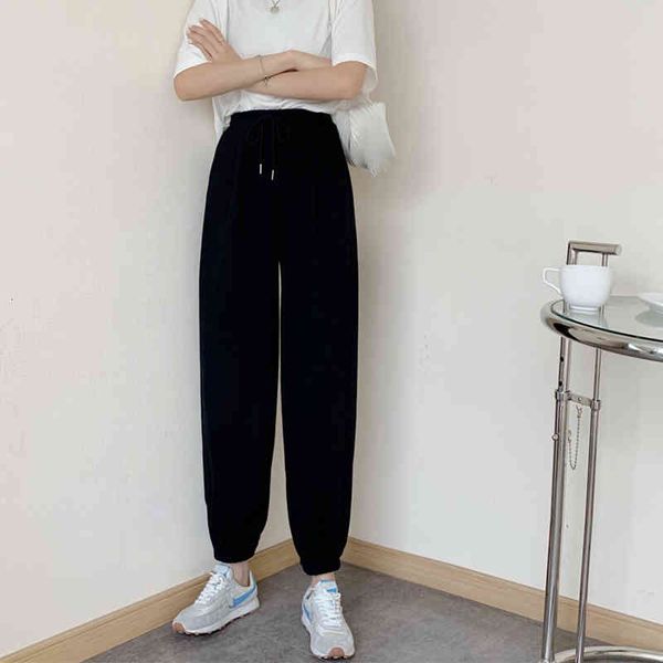 women's pants & capris irmã fara nova cintura alta calças femininas drawstring jogging plus size feminino cor sólida solta harem s, Black;white
women's pants & capris irmã fara nova cintura alta calças femininas drawstring jogging plus size feminino cor sólida solta harem s, Black;white