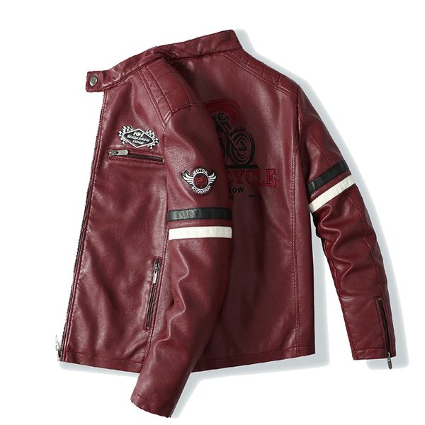 2021 new mens motorcycle overcoat fashion leather vintage men winter embroidery biker jacket chaqueta cuero rgsh, Black
2021 new mens motorcycle overcoat fashion leather vintage men winter embroidery biker jacket chaqueta cuero rgsh, Black