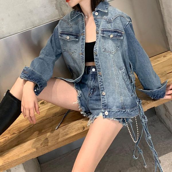 women's jackets xuxi 2021 autumn thailand tide dew back reticular cowboy clothes woman loose leisure time long fund tassels coat fz0565, Black;brown
women's jackets xuxi 2021 autumn thailand tide dew back reticular cowboy clothes woman loose leisure time long fund tassels coat fz0565, Black;brown