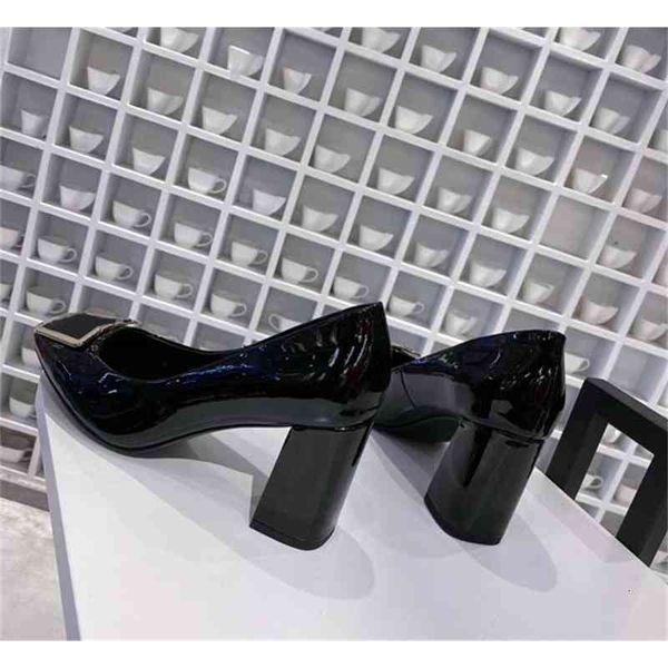 highs direct selling quality women's formal shoes fashion metal square buckle flat head leather sewn high heels 5-7cm party wedding sho, Black
highs direct selling quality women's formal shoes fashion metal square buckle flat head leather sewn high heels 5-7cm party wedding sho, Black