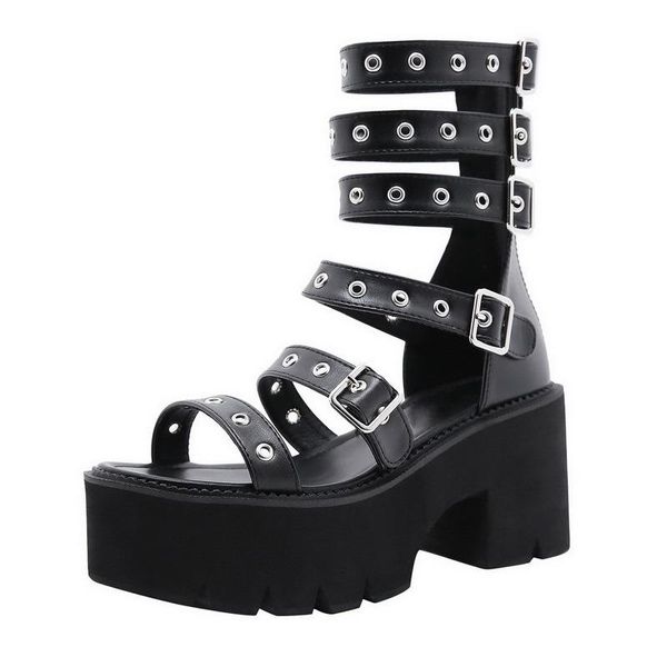2021 women open toe summer punk shoes high platform sandals women soft leather casual gladiator wedges black zipper shoes
2021 women open toe summer punk shoes high platform sandals women soft leather casual gladiator wedges black zipper shoes