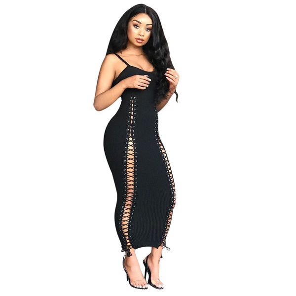 fashion women hollow out maxi bandage v-neck dress bodycon sleeveless backless club party spaghetti strap dresses, Black;gray
fashion women hollow out maxi bandage v-neck dress bodycon sleeveless backless club party spaghetti strap dresses, Black;gray