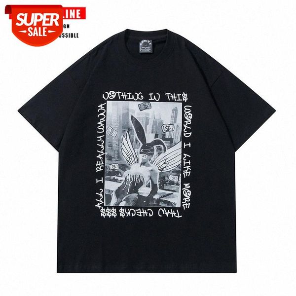 streetwear men high street european and american printing loose short-sleeved women hip-hop tide brand original round neck retro coupl #cd1r, White;black
streetwear men high street european and american printing loose short-sleeved women hip-hop tide brand original round neck retro coupl #cd1r, White;black