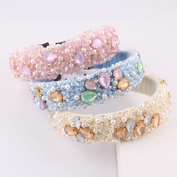hair clips & barrettes ncrystal headband ew fashion flannel pearl crystal inlaid rhinestone personality hoop ladies prom gorgeous street 868, Golden;silver
hair clips & barrettes ncrystal headband ew fashion flannel pearl crystal inlaid rhinestone personality hoop ladies prom gorgeous street 868, Golden;silver