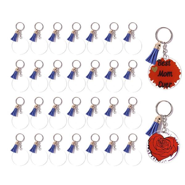 party favor 48/72/90pcs acrylic clear circle discs keychain set round random leather tassel pendant jump rings favors
party favor 48/72/90pcs acrylic clear circle discs keychain set round random leather tassel pendant jump rings favors
