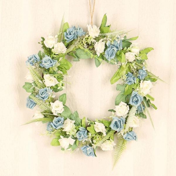 wreath wall hanging vine circle rose simulation triple-cornered rose garland wreath door hanging spring home decoration
wreath wall hanging vine circle rose simulation triple-cornered rose garland wreath door hanging spring home decoration