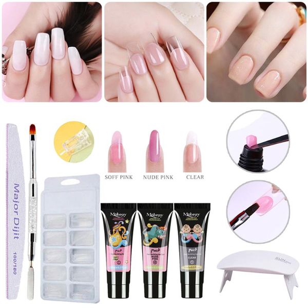 nail art kits extension gel with uv led lamp manicure set polish kit tools for need base coat
nail art kits extension gel with uv led lamp manicure set polish kit tools for need base coat