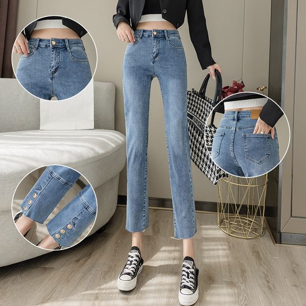 casual women's breeches 2021 spring and you'll see new division of copper thin stretch straight nine jean points s7fn, Blue
casual women's breeches 2021 spring and you'll see new division of copper thin stretch straight nine jean points s7fn, Blue