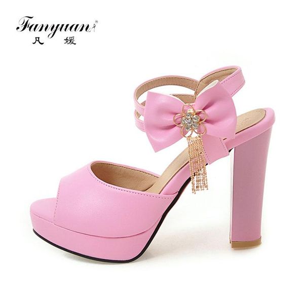 dress shoes fanyuan fashion butterfly-knot buckle strap sandals summer crystal flower chain ankle women sweet high heels, Black
dress shoes fanyuan fashion butterfly-knot buckle strap sandals summer crystal flower chain ankle women sweet high heels, Black