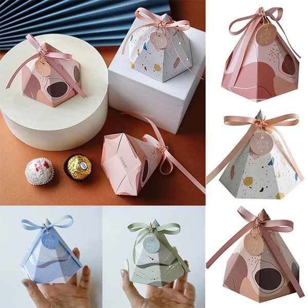 gift wrap 10 pcs wedding favor boxes hexagonal cone cute small sugar box european style simple candy for guests
gift wrap 10 pcs wedding favor boxes hexagonal cone cute small sugar box european style simple candy for guests