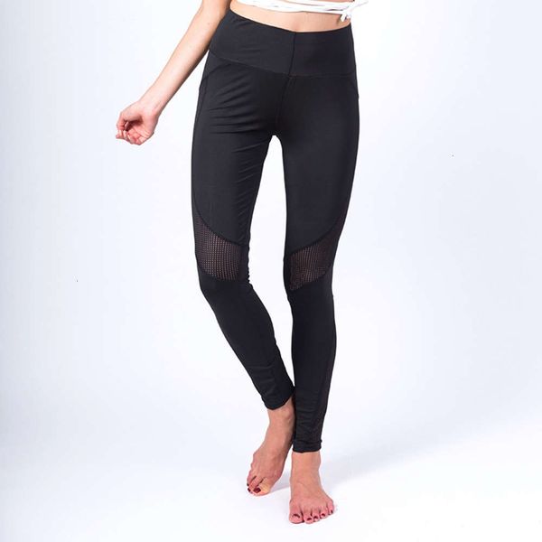 2021in 2019 plus size hollow mesh splicing sports leggings women's wear, Gray