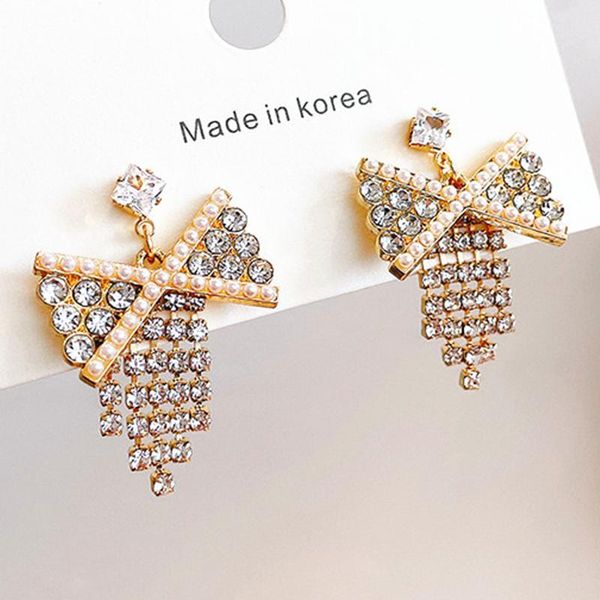 dangle & chandelier acrylic rhinestone crystal bowknot long tassel drop earrings for women imitation pearl female dangler jewelry accessorie, Silver
dangle & chandelier acrylic rhinestone crystal bowknot long tassel drop earrings for women imitation pearl female dangler jewelry accessorie, Silver