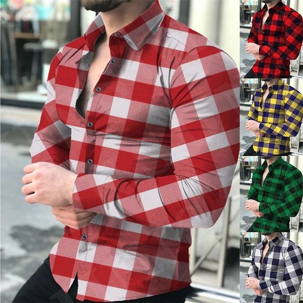 men's casual shirts spring autumn fashion plaid long sleeved button-down neck blouse soft clothes men dress, White;black
men's casual shirts spring autumn fashion plaid long sleeved button-down neck blouse soft clothes men dress, White;black