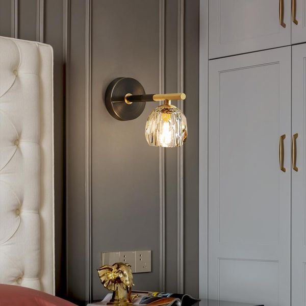 wall lamp nordic led luxury crystal copper sconce light for bedroom bedside living room corridor aisle indoor decoration fixture
wall lamp nordic led luxury crystal copper sconce light for bedroom bedside living room corridor aisle indoor decoration fixture