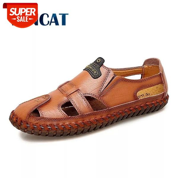2019 new quality genuine leather men sandals outdoor summer flip flop casual shoes men beach sandalias shoes big size 39-48 #li4u, Black
2019 new quality genuine leather men sandals outdoor summer flip flop casual shoes men beach sandalias shoes big size 39-48 #li4u, Black