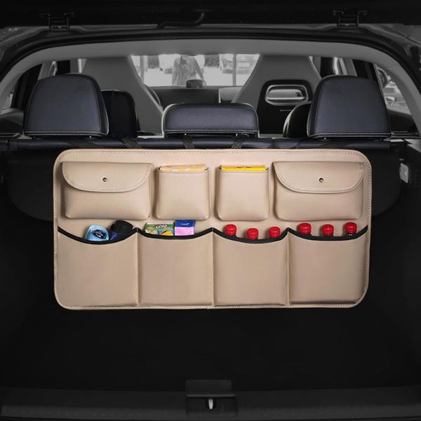 car organizer yosolo pu leather rear seat back storage bag trunk auto stowing tidying multi hanging nets pocket
car organizer yosolo pu leather rear seat back storage bag trunk auto stowing tidying multi hanging nets pocket