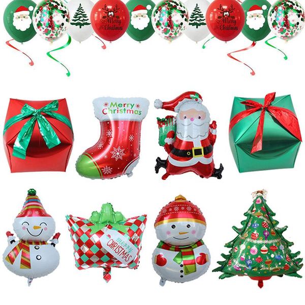 party decoration large santa snowman christmas foil balloons xmas tree balloon merry home supplies globos
party decoration large santa snowman christmas foil balloons xmas tree balloon merry home supplies globos