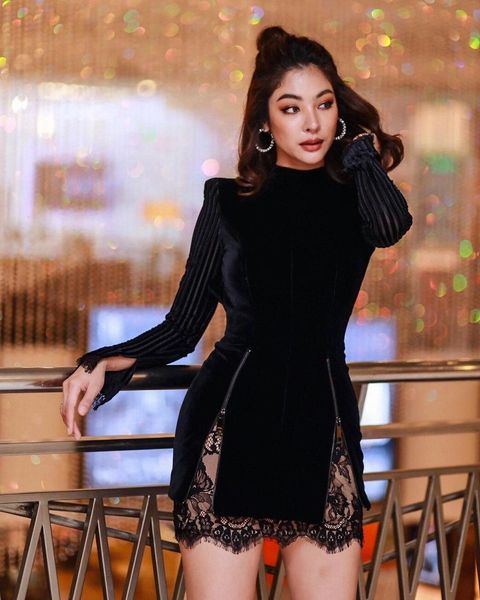 casual dresses high street women's long sleeve lace black velvet mini fashion party nightclub club vestidos 9hgu, Black;gray
casual dresses high street women's long sleeve lace black velvet mini fashion party nightclub club vestidos 9hgu, Black;gray