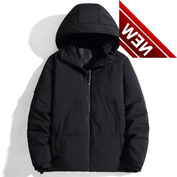 hooded down jacket short man with thick white duck 2021 winter trend of recreational coat y7053 big yards, Black
hooded down jacket short man with thick white duck 2021 winter trend of recreational coat y7053 big yards, Black