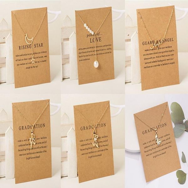 chains paper card plated gold zinc alloy heart moon pendant necklace for women accessories gift butterfly, Silver
chains paper card plated gold zinc alloy heart moon pendant necklace for women accessories gift butterfly, Silver