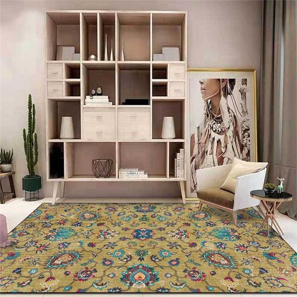 carpets european-style vintage rug flower leaves dark yellow blue carpet living room bedroom bed blanket bathroom kitchen floor mat
carpets european-style vintage rug flower leaves dark yellow blue carpet living room bedroom bed blanket bathroom kitchen floor mat