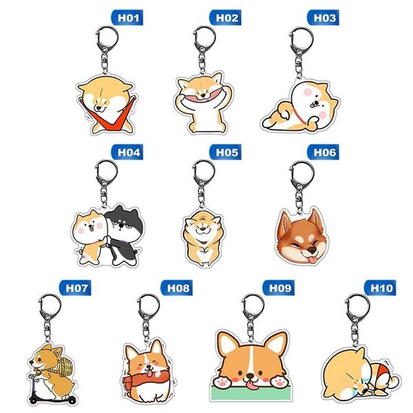 keychains japanese keychain creative acrylic dog pendent keyring for kids and friends gifts, Silver
keychains japanese keychain creative acrylic dog pendent keyring for kids and friends gifts, Silver