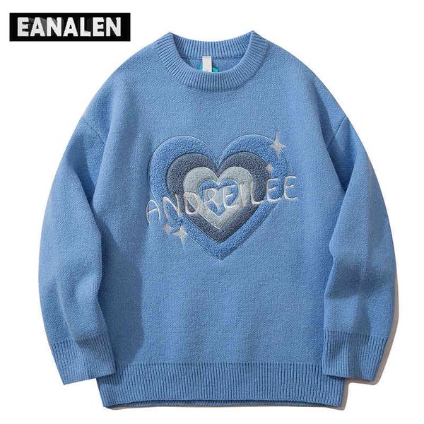 harajuku vintage embroidery love graphic ugly men street hip-hop jumper knitted sweater women's, blue pullover, Black
harajuku vintage embroidery love graphic ugly men street hip-hop jumper knitted sweater women's, blue pullover, Black