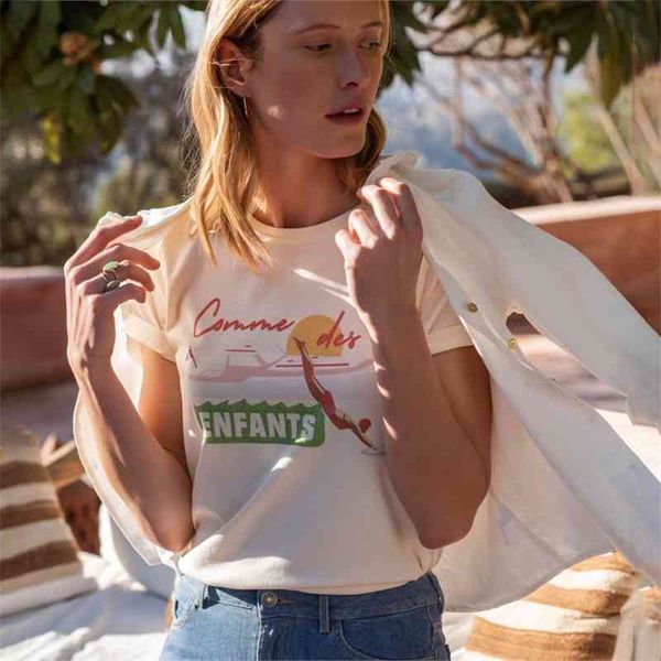 women's t-shirt pattern print shirt woman cotton round collar soft loose short sleeve ee chic vintage casual summer shirts ops pb4, White
women's t-shirt pattern print shirt woman cotton round collar soft loose short sleeve ee chic vintage casual summer shirts ops pb4, White