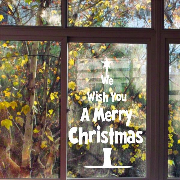 wall stickers we wish you a merry christmas quotes "tree" for shop home decor window decal xmas festival art
wall stickers we wish you a merry christmas quotes "tree" for shop home decor window decal xmas festival art