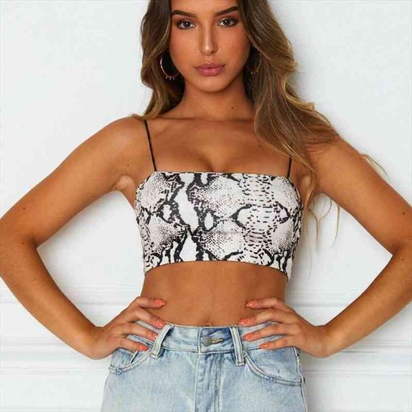 sleeveless crop tee womens tanks snake skin print bodysuit shirt printed, White 
sleeveless crop tee womens tanks snake skin print bodysuit shirt printed, White