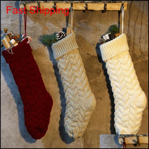 christmas decoration knit hanging stocking candy bag gifts bag party holiday christmas stocking festive supplies 3 colors zza1150 slio aebcs 
christmas decoration knit hanging stocking candy bag gifts bag party holiday christmas stocking festive supplies 3 colors zza1150 slio aebcs