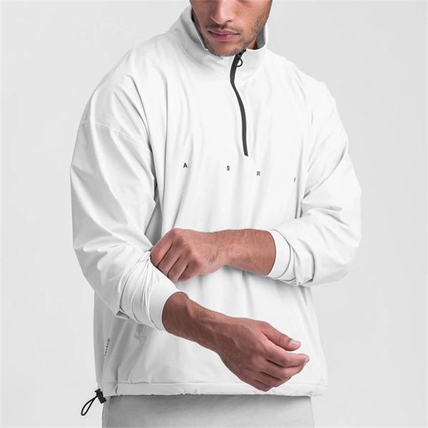 men's hoodies & sweatshirts zipper collar quick dry slightly waterproof autumn hoody gym tracksuits brand clothing pullover men, Black
men's hoodies & sweatshirts zipper collar quick dry slightly waterproof autumn hoody gym tracksuits brand clothing pullover men, Black