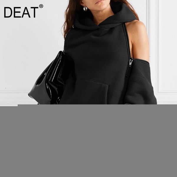 deat sweatshirt women's autumn and winter new loose plus velvet solid color temperament hooded warm pb913 201008, Black
deat sweatshirt women's autumn and winter new loose plus velvet solid color temperament hooded warm pb913 201008, Black