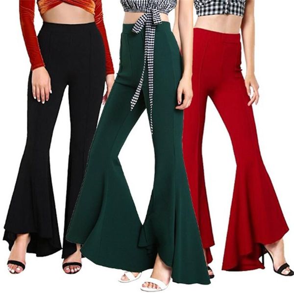 women's pants & capris plus size women elegant wide leg high waist 2021 fashion long flare casual loose streetwear trousers bellbottoms, Black;white
women's pants & capris plus size women elegant wide leg high waist 2021 fashion long flare casual loose streetwear trousers bellbottoms, Black;white