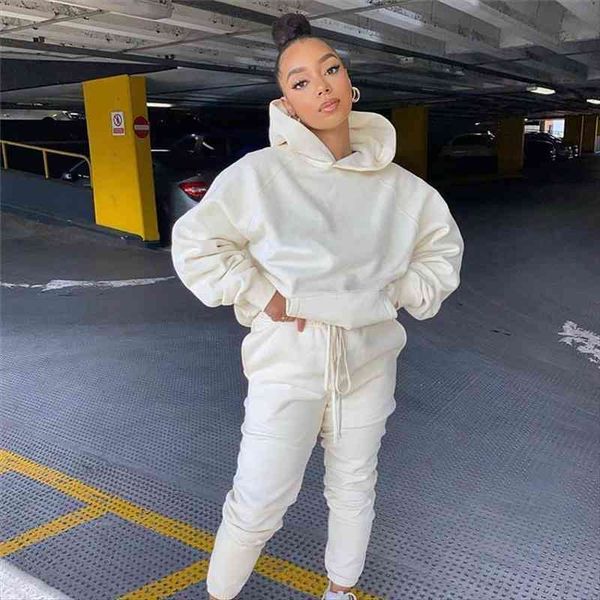 autumn winter casual outfits womenpant solid set hooded sweatshirt jogger long pants two piece sports warm tracksuits xxl, White
autumn winter casual outfits womenpant solid set hooded sweatshirt jogger long pants two piece sports warm tracksuits xxl, White