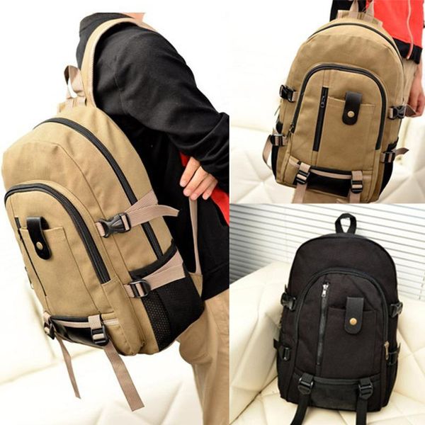 backpack fashion men and women retro travel climbing solid color casual canvas large capacity bag bucket bagt626
backpack fashion men and women retro travel climbing solid color casual canvas large capacity bag bucket bagt626