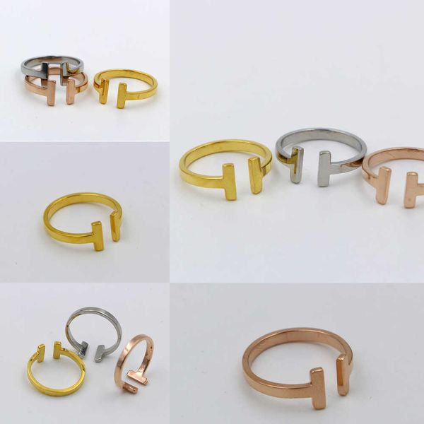 316l stainless steel fashion double t ring jewelry for woman man lover rings 18k gold-color and rose jewelry bijoux no have any, Silver
316l stainless steel fashion double t ring jewelry for woman man lover rings 18k gold-color and rose jewelry bijoux no have any, Silver