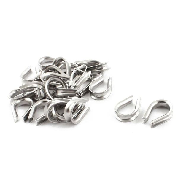 jump ropes stainless steel 2mm wire rope cable thimbles silver tone 20 pcs
jump ropes stainless steel 2mm wire rope cable thimbles silver tone 20 pcs
