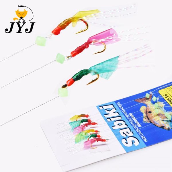 fishing hooks jyj 1 pack artfical rubber sabiki set rigs saltwater soft tackle for sea de pesca
fishing hooks jyj 1 pack artfical rubber sabiki set rigs saltwater soft tackle for sea de pesca