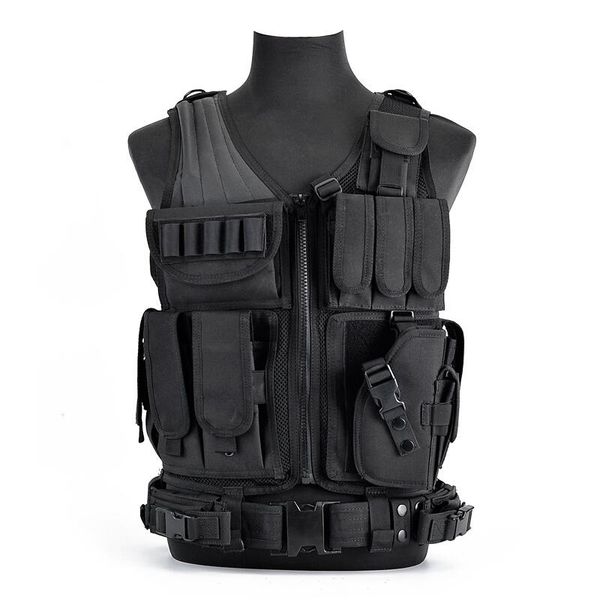 vest tactical vest fishing paintball army armor clothing hunting equipment, Camo;black
vest tactical vest fishing paintball army armor clothing hunting equipment, Camo;black