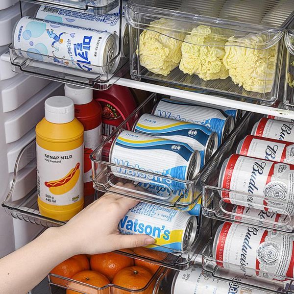 kitchen storage & organization double-layer organizer bins soda can dispenser beverage transparent holder for fridge er container cabin
kitchen storage & organization double-layer organizer bins soda can dispenser beverage transparent holder for fridge er container cabin