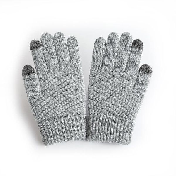 sports gloves warm plus velvet winter men's and women's fashion touch screen jacquard anti-knit, Black
sports gloves warm plus velvet winter men's and women's fashion touch screen jacquard anti-knit, Black