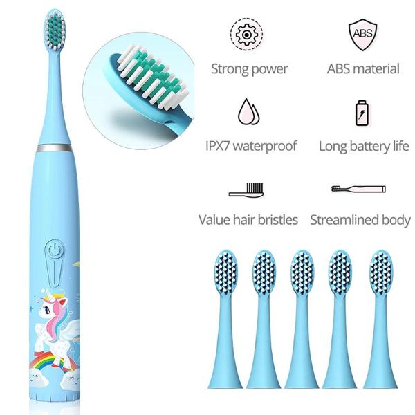 smart electric toothbrush cartoon children special for soft bristle with replacement brush heads ipx7 waterproof
smart electric toothbrush cartoon children special for soft bristle with replacement brush heads ipx7 waterproof