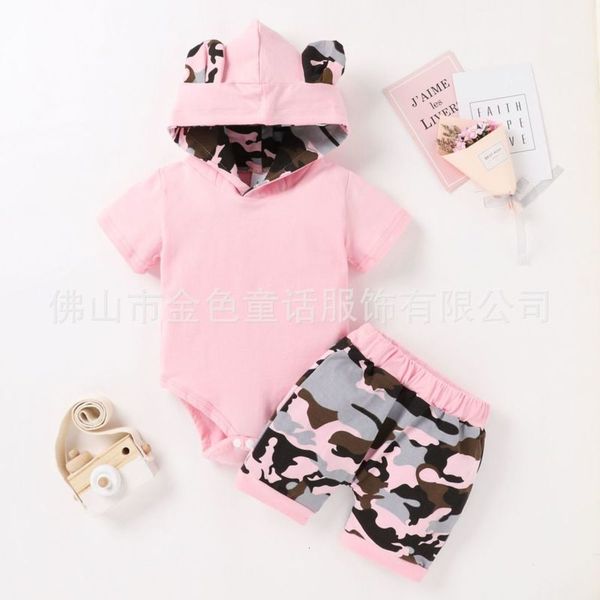 new baby ins sweater set cute camouflage stitching khartoum shorts children's wear, White
new baby ins sweater set cute camouflage stitching khartoum shorts children's wear, White