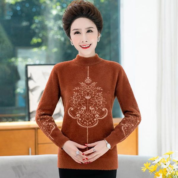women's sweaters imitation mink sweater women turtleneck plus size knitted winter warm soft jumper for mother thick pullover female bot, White;black
women's sweaters imitation mink sweater women turtleneck plus size knitted winter warm soft jumper for mother thick pullover female bot, White;black