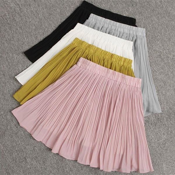 skirts chiffon womens faldas casual pink mini saia skirt school white/black high waist pleated women clothes q2483
skirts chiffon womens faldas casual pink mini saia skirt school white/black high waist pleated women clothes q2483