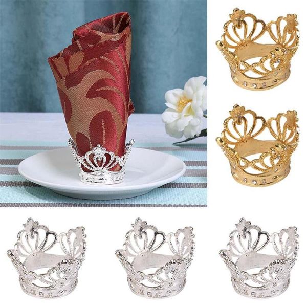 napkin rings 4/6pcs/lot crown ring metal tissue buckle suitable for wedding banquet holiday party decoration
napkin rings 4/6pcs/lot crown ring metal tissue buckle suitable for wedding banquet holiday party decoration