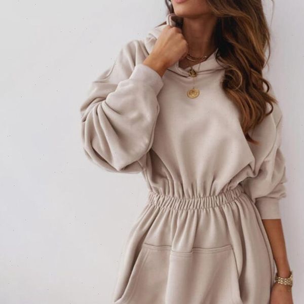 hoodie women sweatshirt dress elastic waist solid long sleeve pocket hooded pullover women jumper pullover 2021 new fashion, Black
hoodie women sweatshirt dress elastic waist solid long sleeve pocket hooded pullover women jumper pullover 2021 new fashion, Black